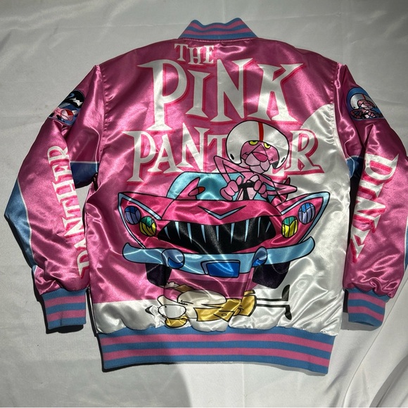 HeadGear Classics Mens Pink Panther Satin Jacket Size L NWT - Picture 8 of 9